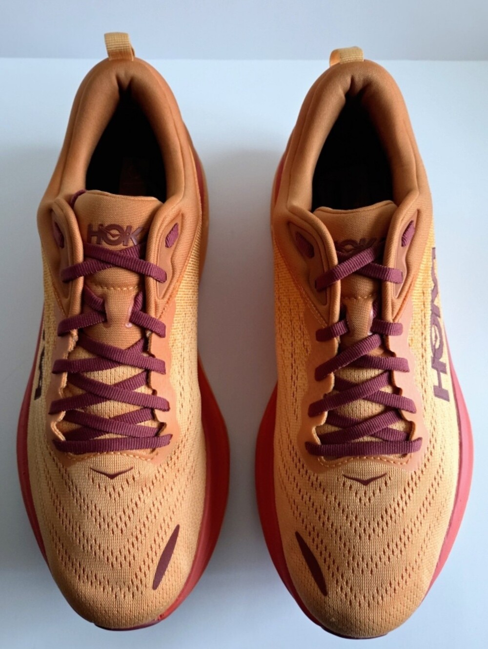 Hoka Bondi 8 Running Shoes In Amber Haze/ Sherbet, Size 10.5 - Picture 4 of 16